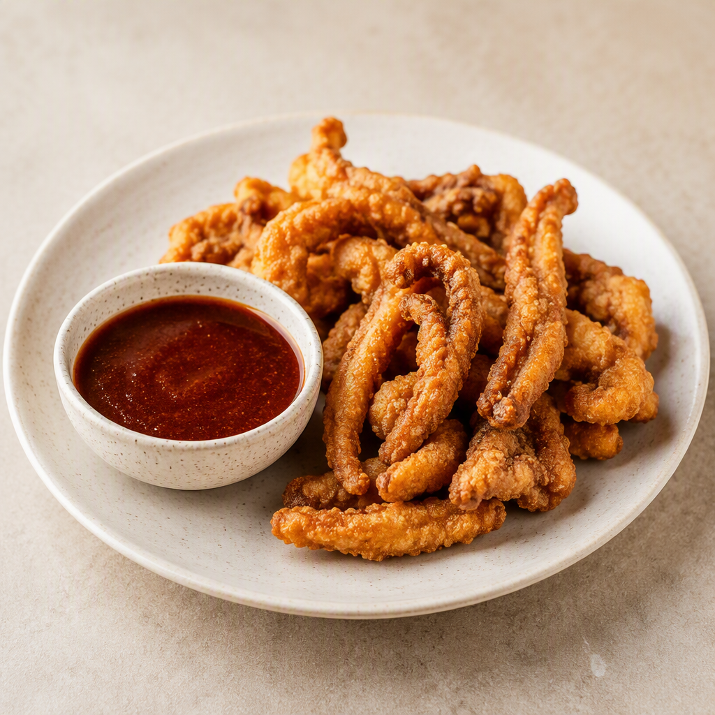 Rabas con salsa birrita