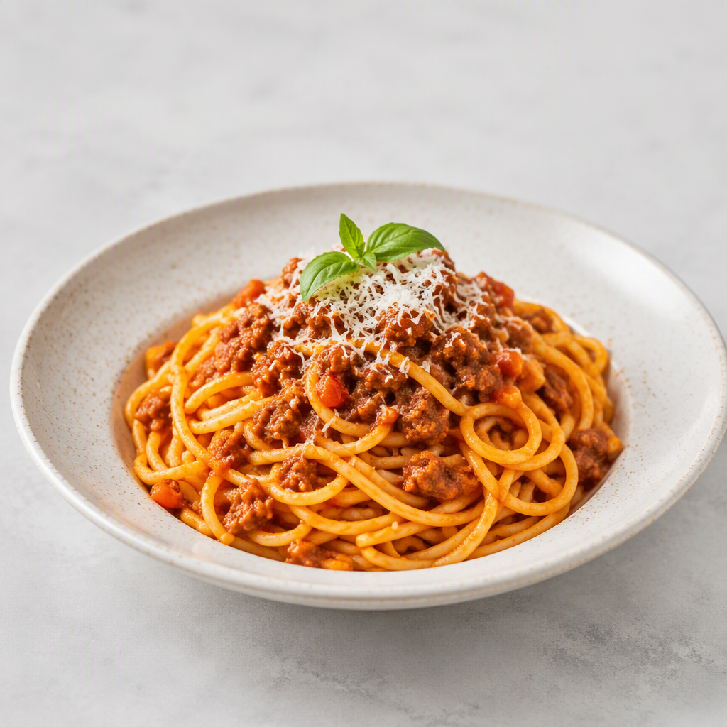 Spaghetti con salsa bolognesa