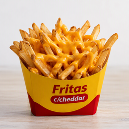 Fritas c/cheddar
