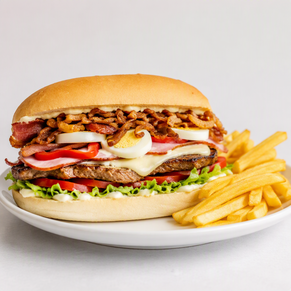 Chivito completo al pan