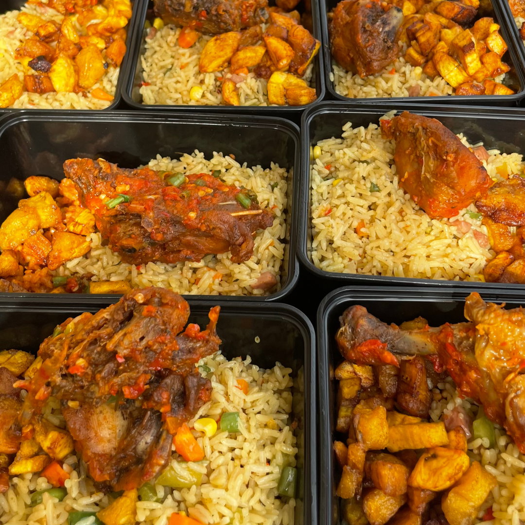 Jollof Rice & Fried Rice Mix + Plantain