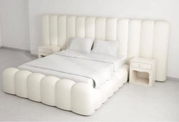 Headboard and base including the pedestals