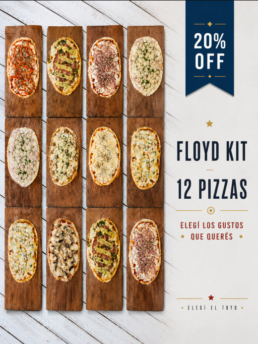 Floyd Kit - 12 Pizzas  _0