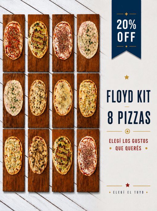 Floyd Kit - 8 Pizzas