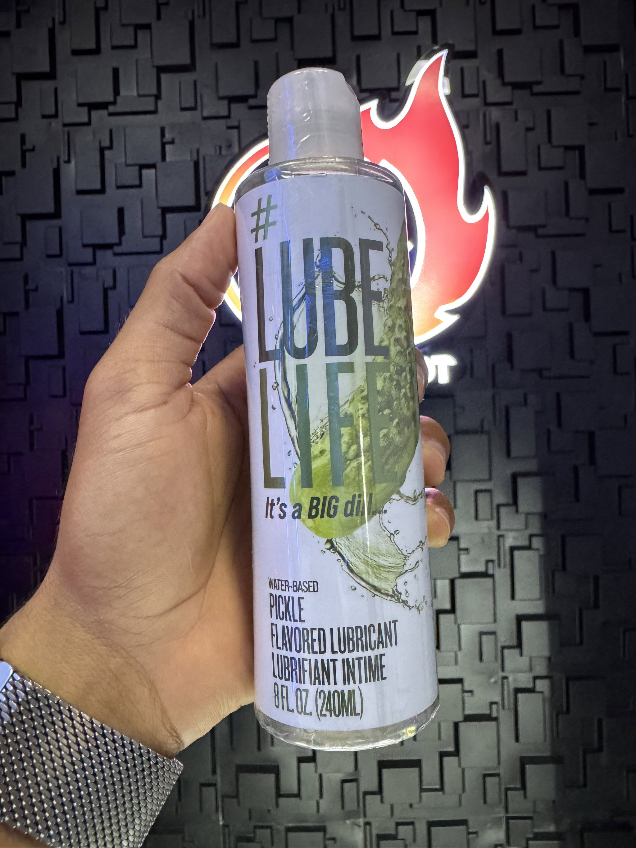 Lubricante sabor a pepino   , a base de agua_1