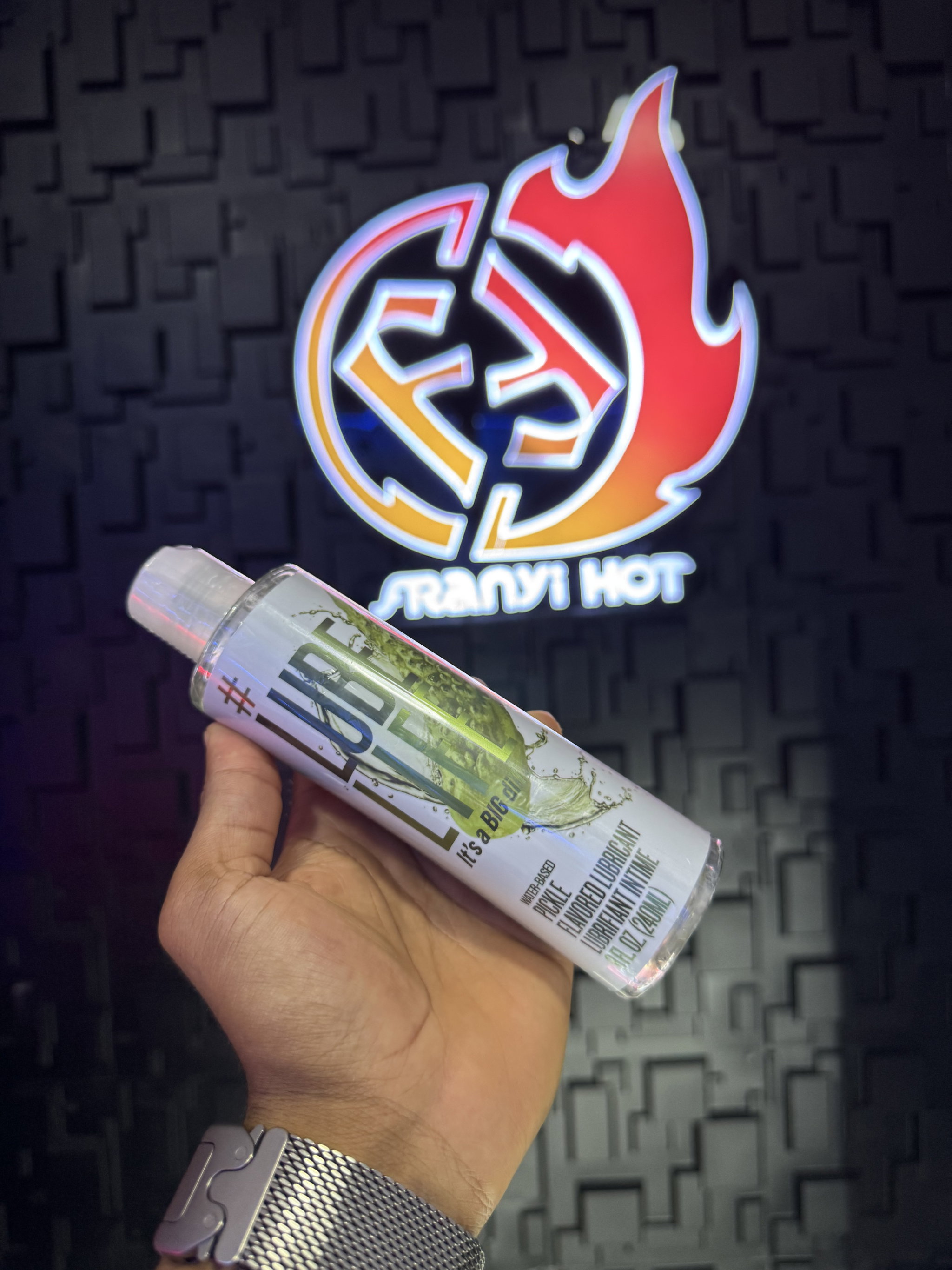 Lubricante sabor a pepino   , a base de agua_0