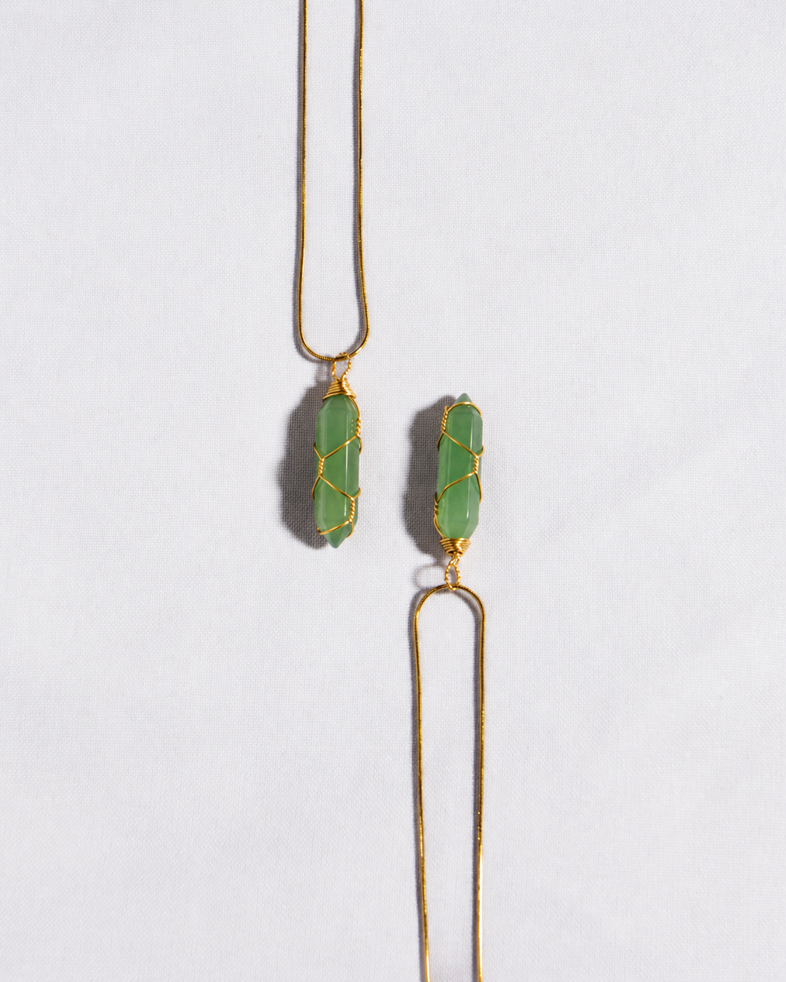 Aventurine Gold Necklace_2