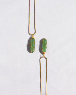 Aventurine Gold Necklace