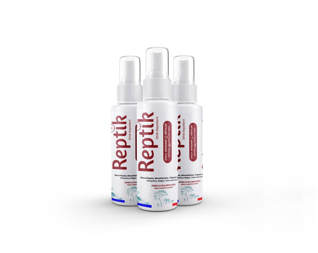 Lot de 3 | Spray anti-moustique Ultra | Format compact | Zone tropicale