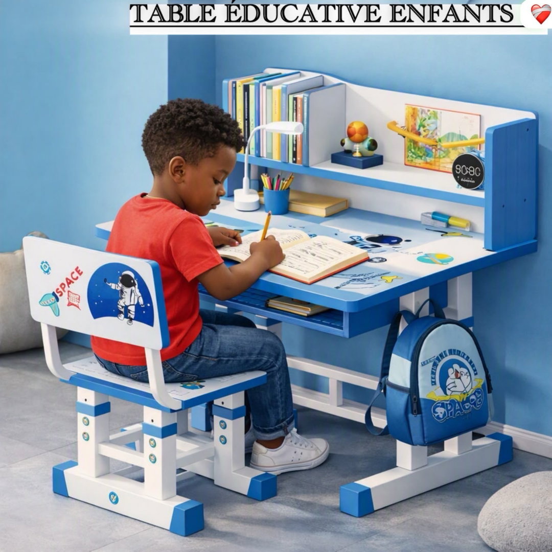 Table Éducative Évolutive pour Enfants
