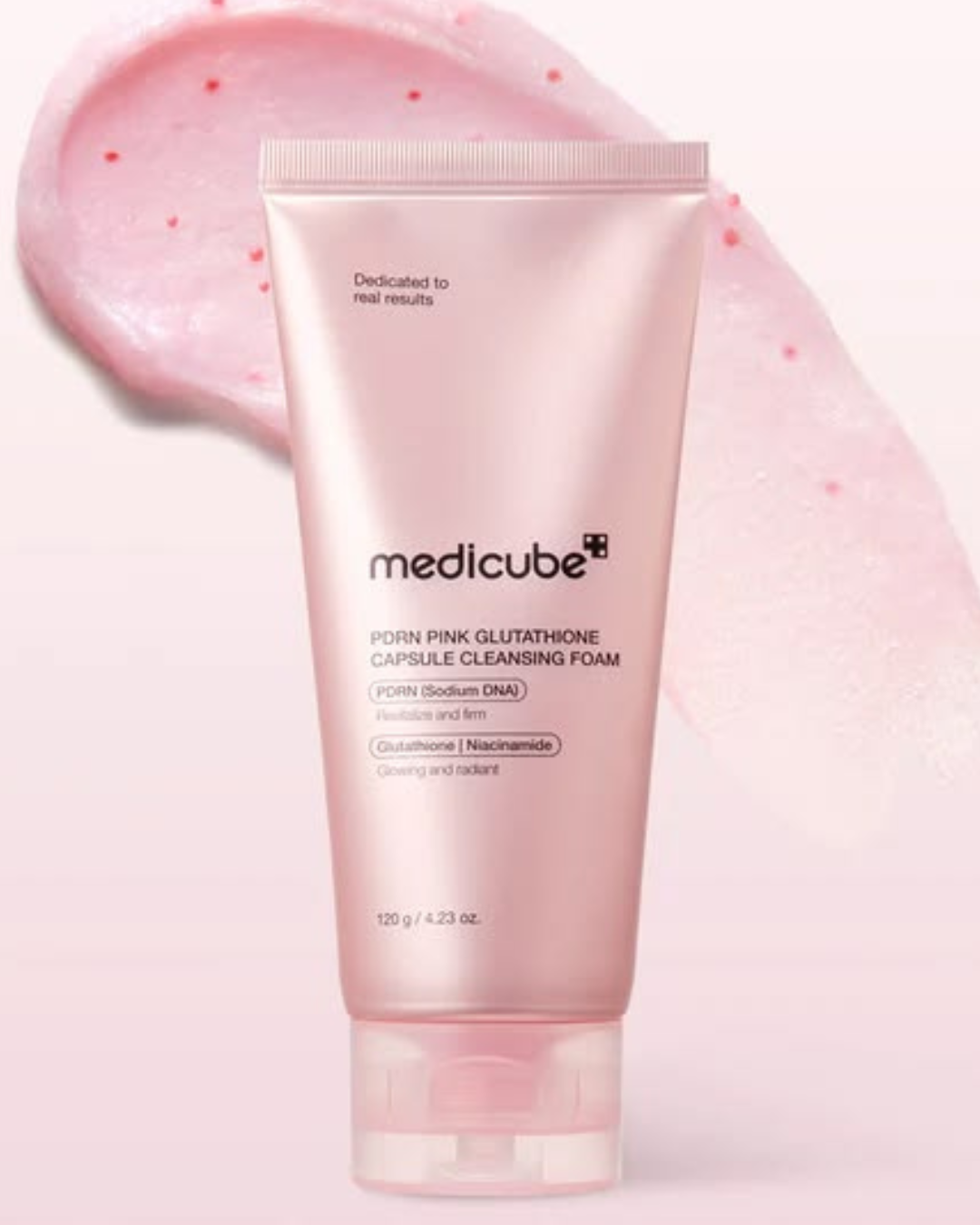 Medicube PDRN Pink Glutathione Capsule Cleansing Foam (o PDRN Glutathione Capsule Cleanser) 125 ml