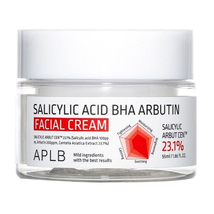 Salicylic Acid BHA Arbutin Facial Cream 55ml APLB