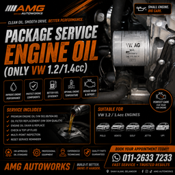 PACKAGE SERVICE ENGINE OIL (ONLY VW 1.2/1.4cc)