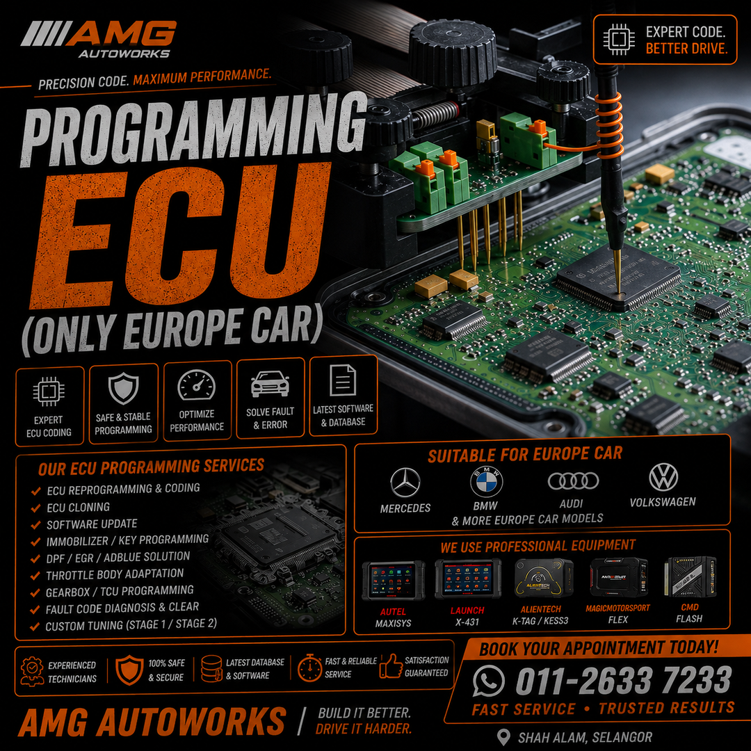 PROGRAMMING ECU (ONLY EUROPE CAR)