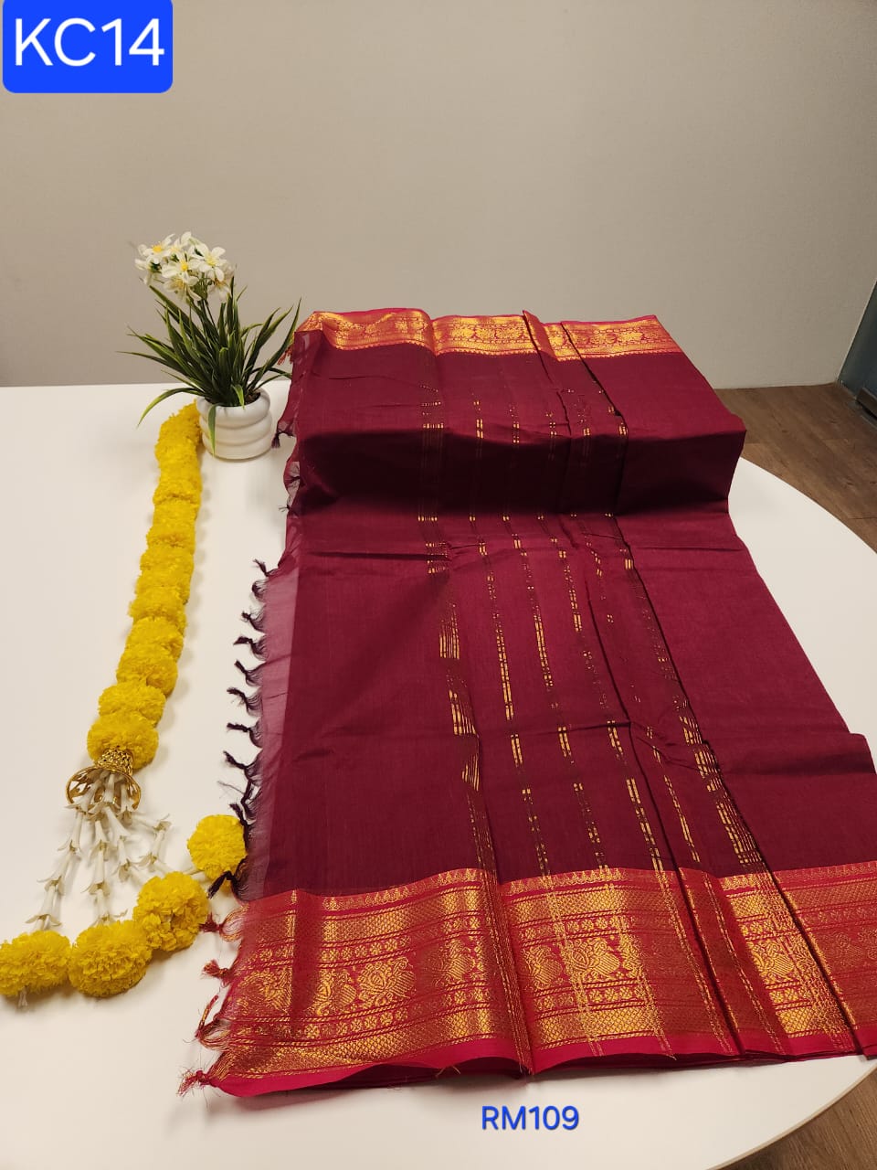 Kanchi cotton saree 