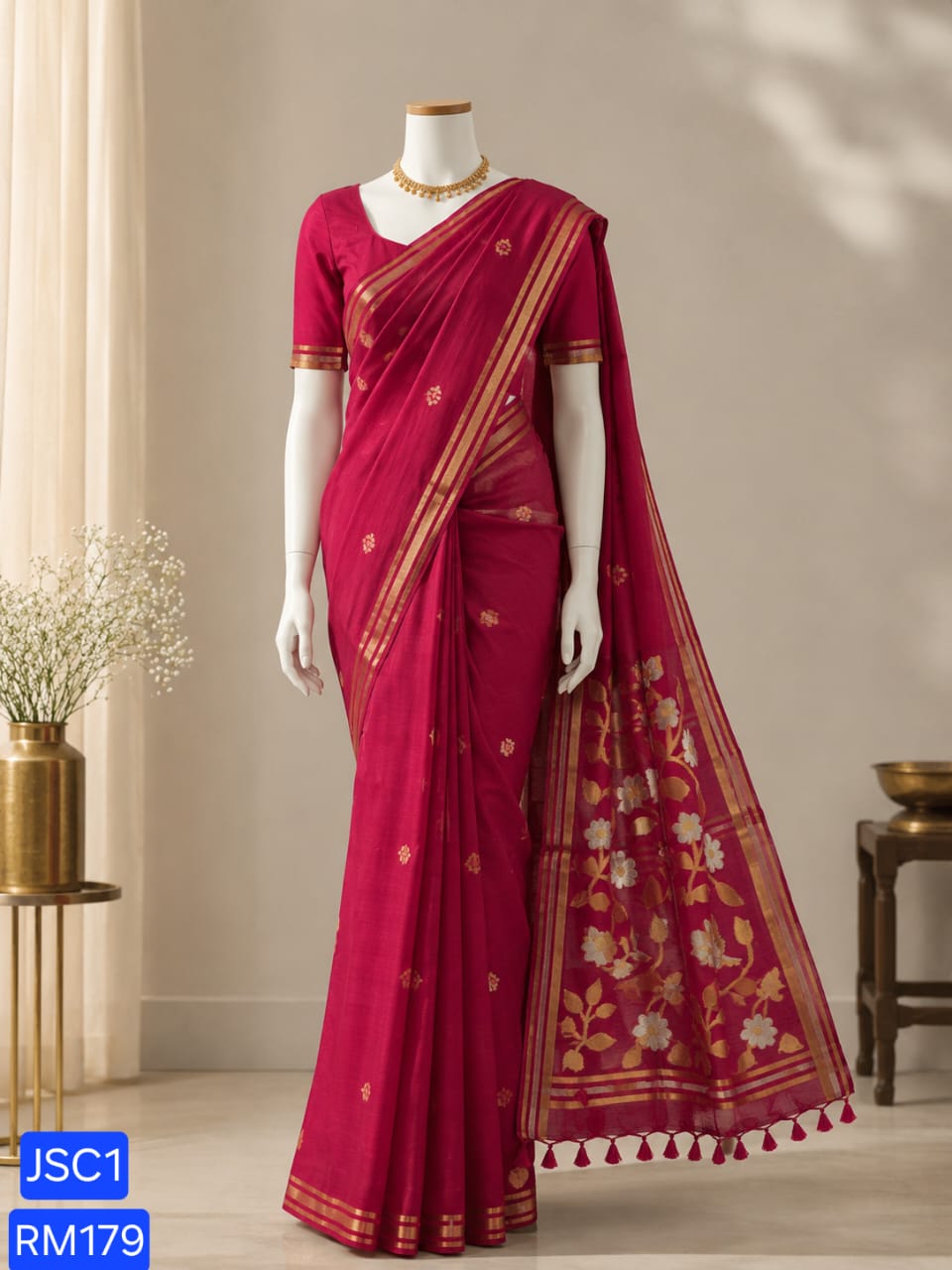 Tussar Paithani Saree_0