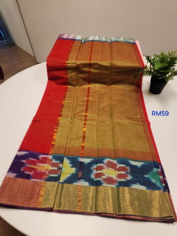 Ikkat Cotton Saree 