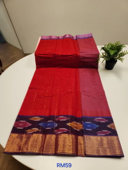 Ikkat Cotton Saree 