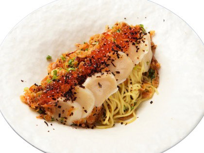 Hotate & Sakura Ebi Cold Ramen 帆立と桜海老の冷ら麺