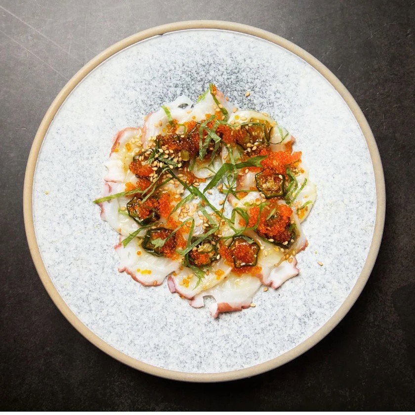 Tako Wasabi Carpaccio 蛸山葵