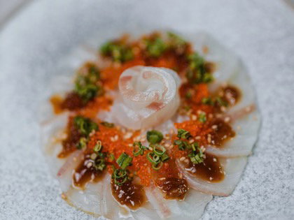 Tai Yuzu Carpaccio 鯛と柚子