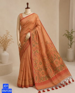 Fancy Cotton saree 