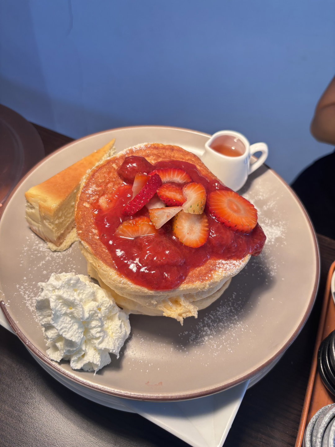 Strawberry Cheesecake Japanese Pancake