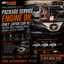 PACKAGE SERVICE ENGINE OIL (ONLY JAPAN CAR 4L)