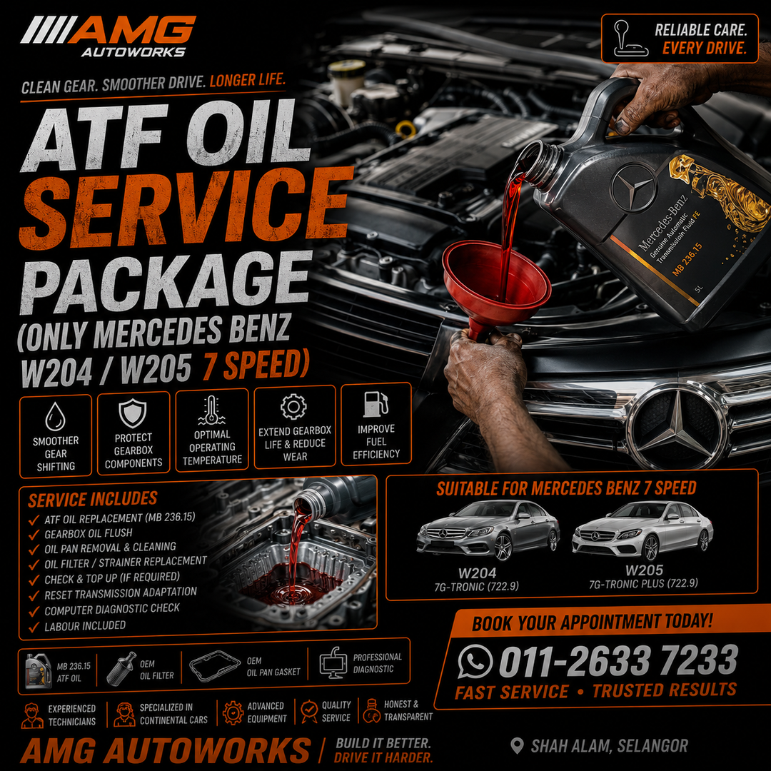 ATF OIL SERVICE PACKAGE (ONLY MERCEDES BENZ W204/W205 7 SPEED)