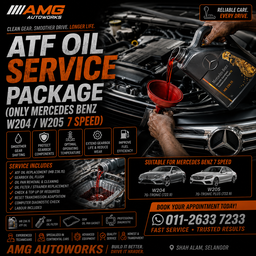 ATF OIL SERVICE PACKAGE (ONLY MERCEDES BENZ W204/W205 7 SPEED) 