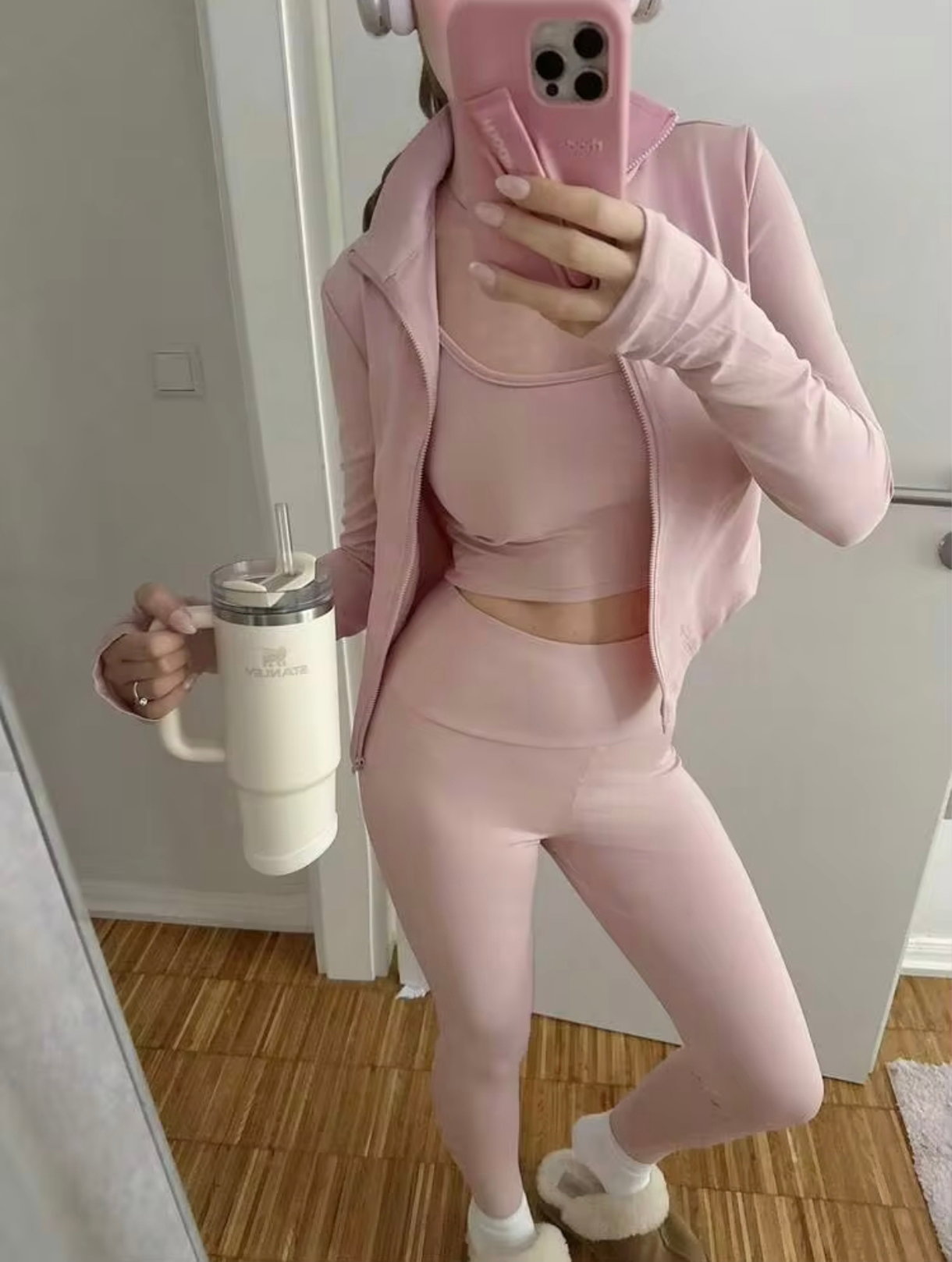 3 piece workout sets (Dusty Pink)_2
