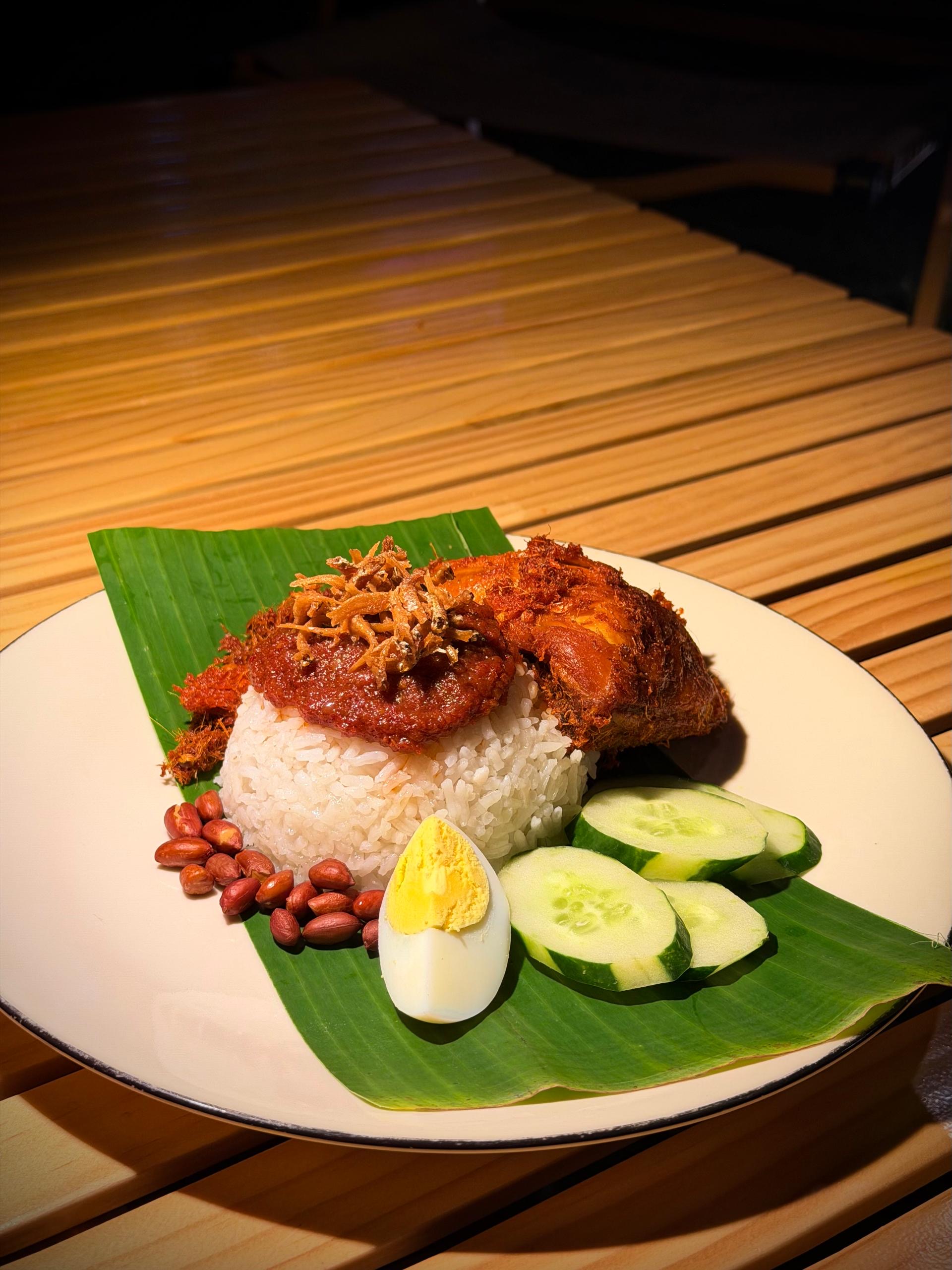 nasi lemak ayam rempah_0