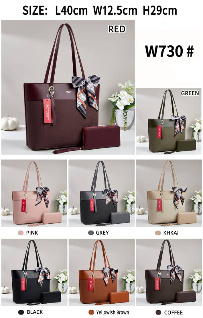 2-Piece Tote & Wallet Set with Scarf