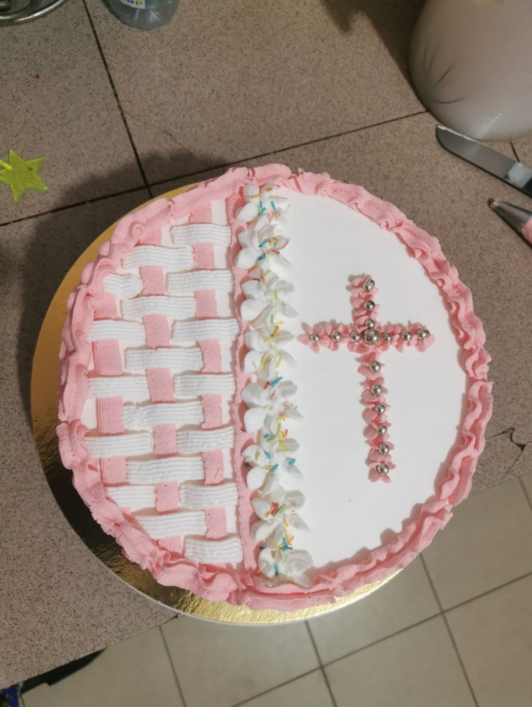 Gâteau communion 
