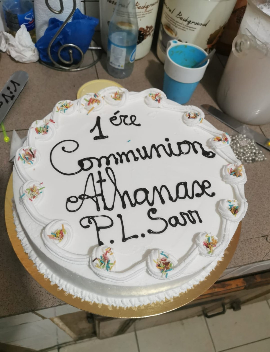 Gâteau communion 
