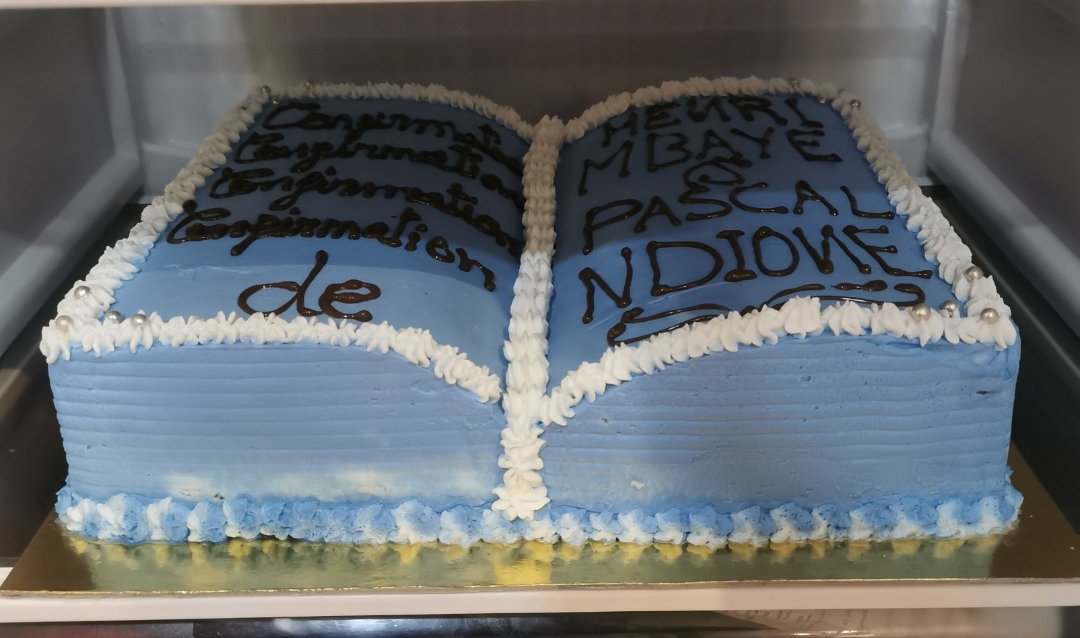 Gâteau bible communion 