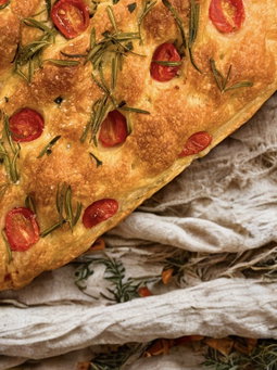 Cherry tomato and rosemary