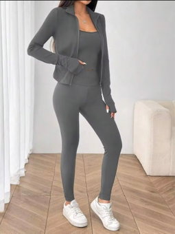 3 piece workout sets (Grey)