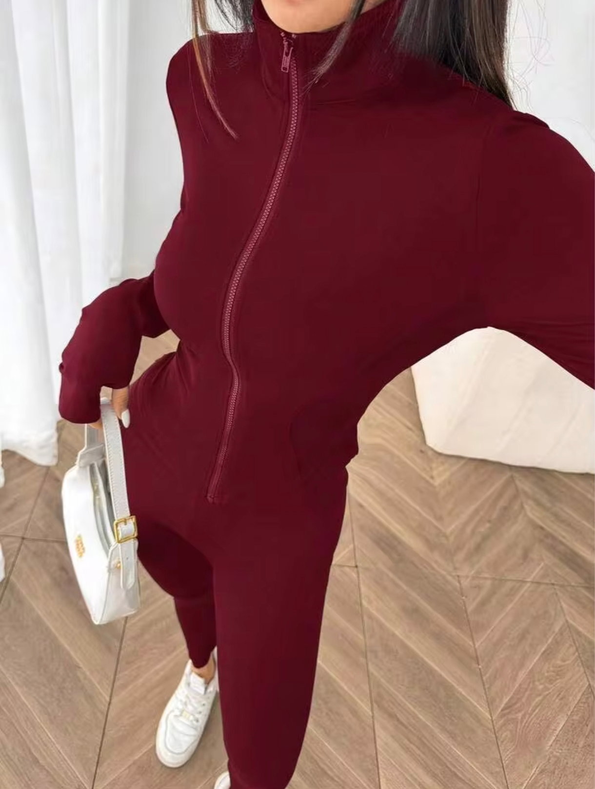 3 piece workout sets (Burgundy)_2