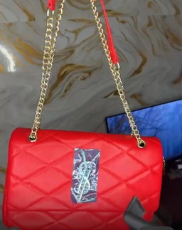 Quilted Red Shoulder Bag