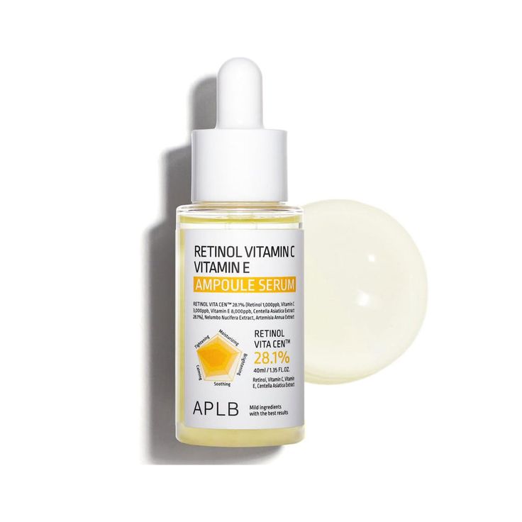 APLB Retinol Vitamin C Vitamin E Ampoule Serum, 40ml