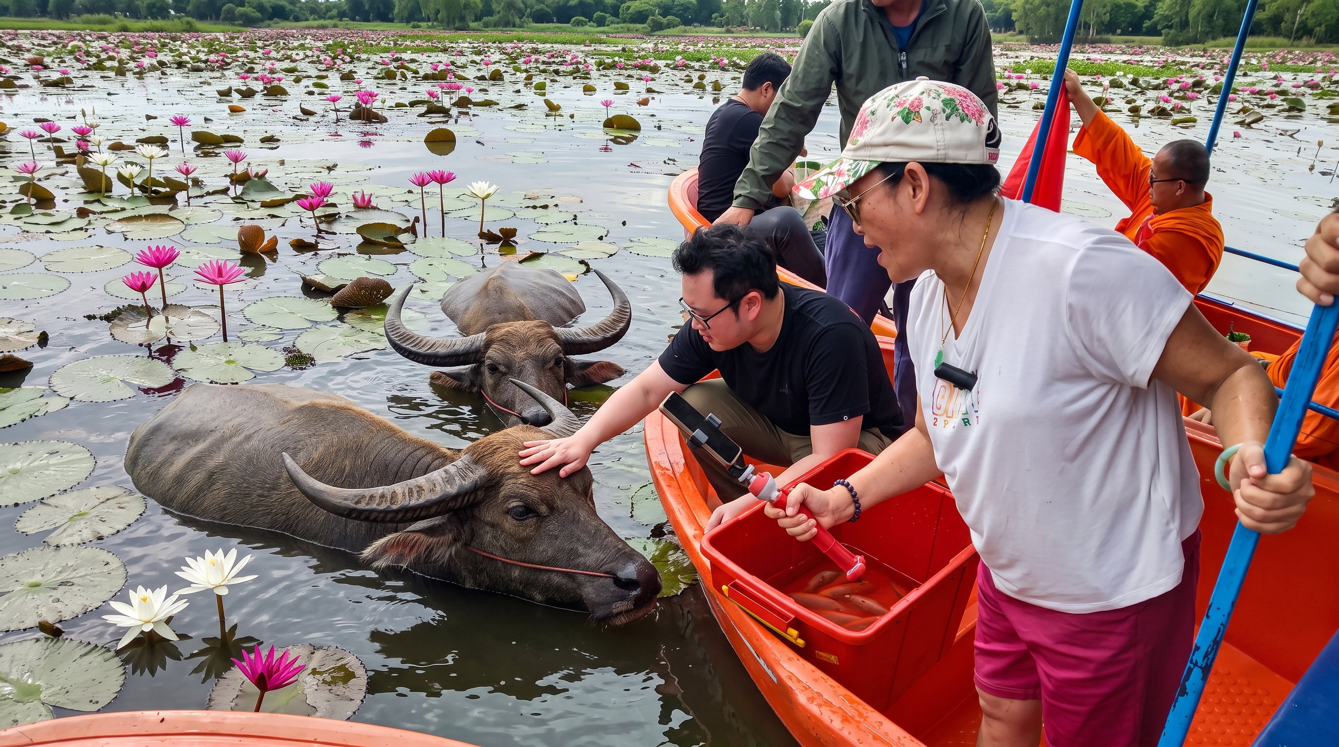🐃放生救渡水牛