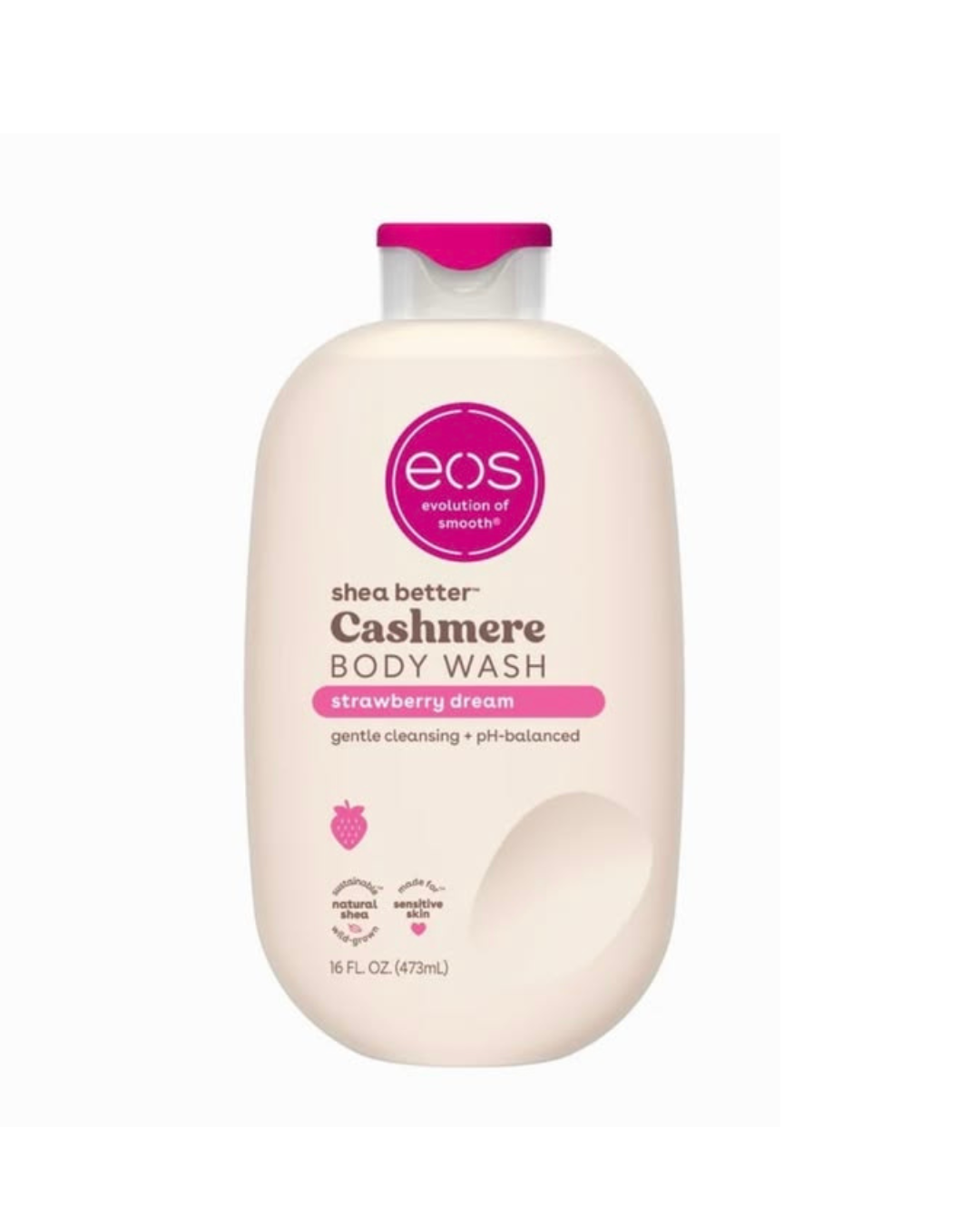 EOS Cashmere Body Wash - Strawberry Dream (473 ml) 🍓✨