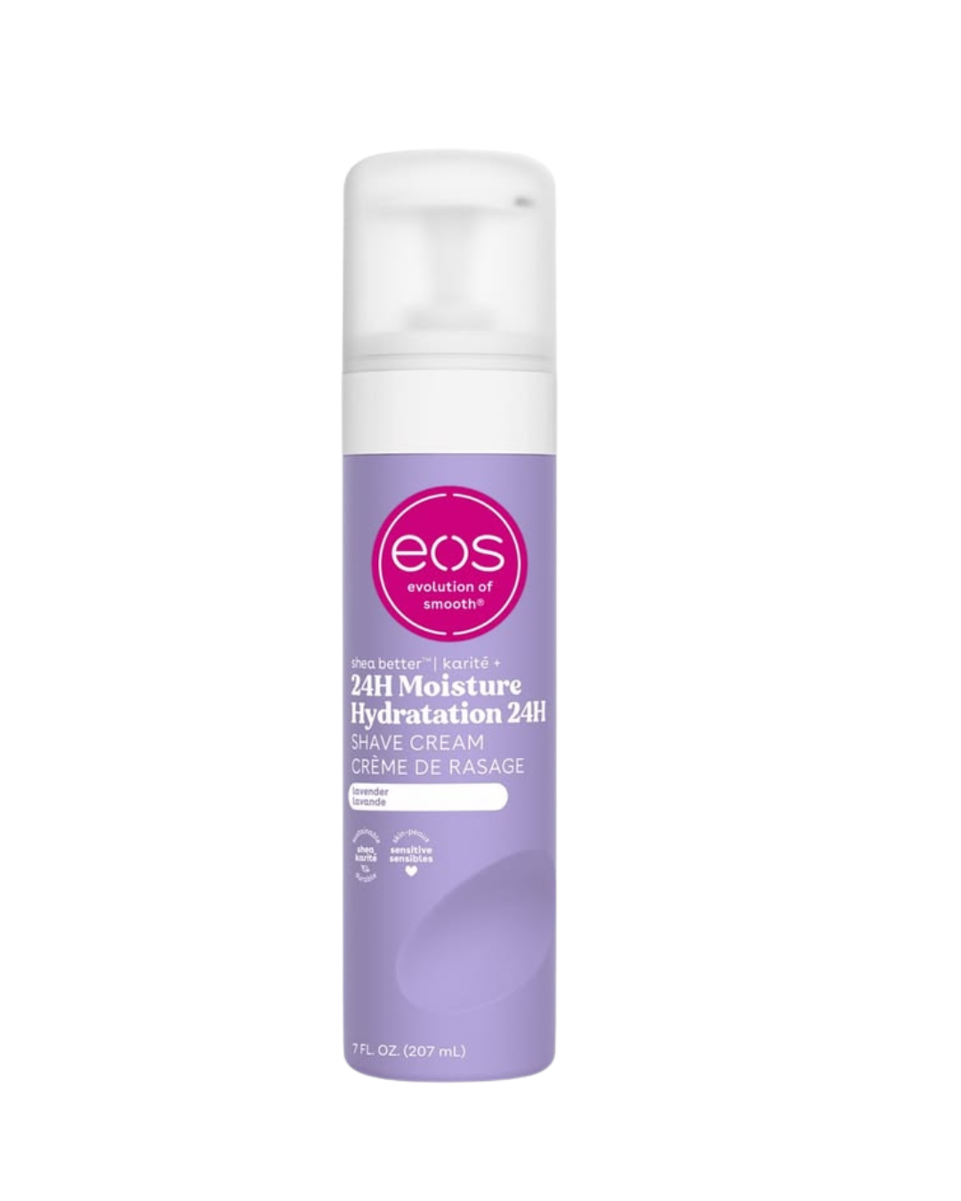 EOS 24H Moisture Shave Cream - Lavender (207 ml)_0