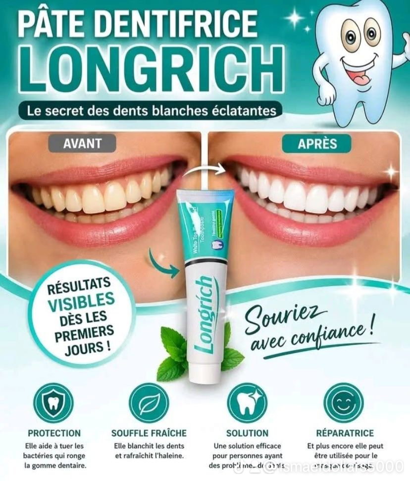 La pâte dentifrice Longrich_1