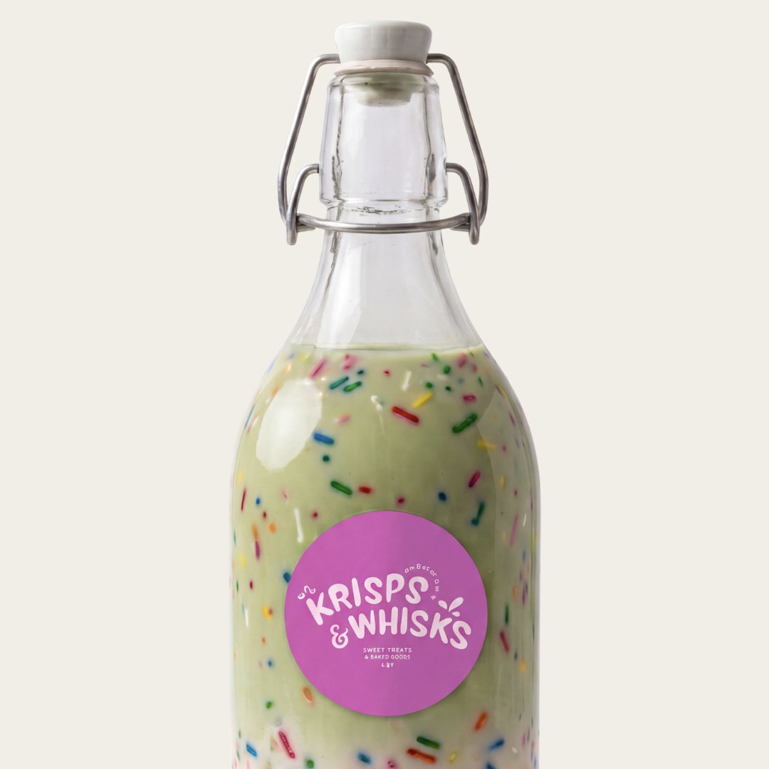 Birthday Cake Matcha Bottle