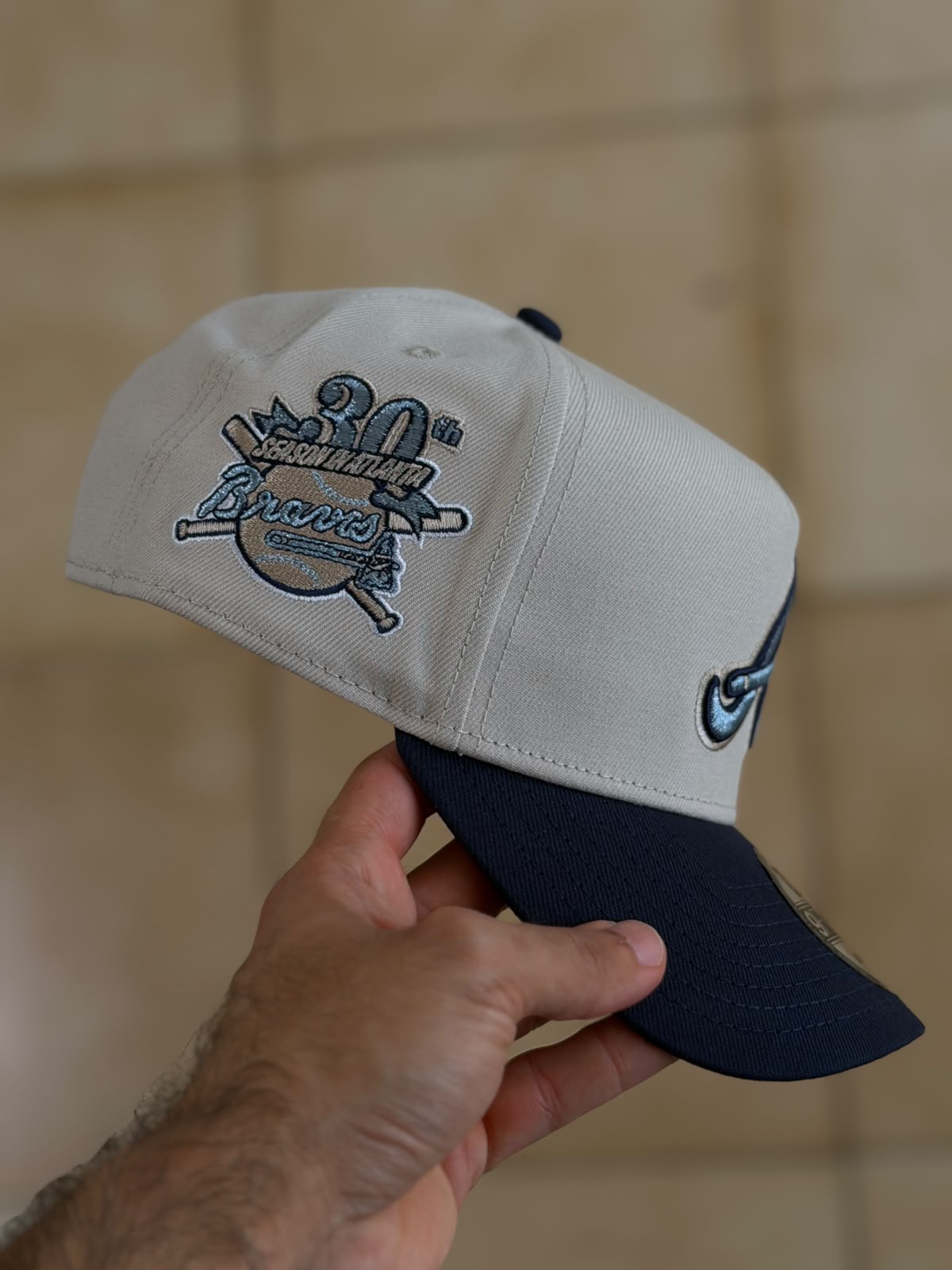 9FORTY A-Frame - Atlanta Braves 30Th Season 2 Tone Navy_1