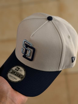 9FORTY A-Frame - SD Padres 25Th Baseball Club 1969-1993 2 Tone Navy 