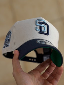 9FORTY A-Frame - SD Padres 25Th Baseball Club 1969-1993 2 Tone Navy 