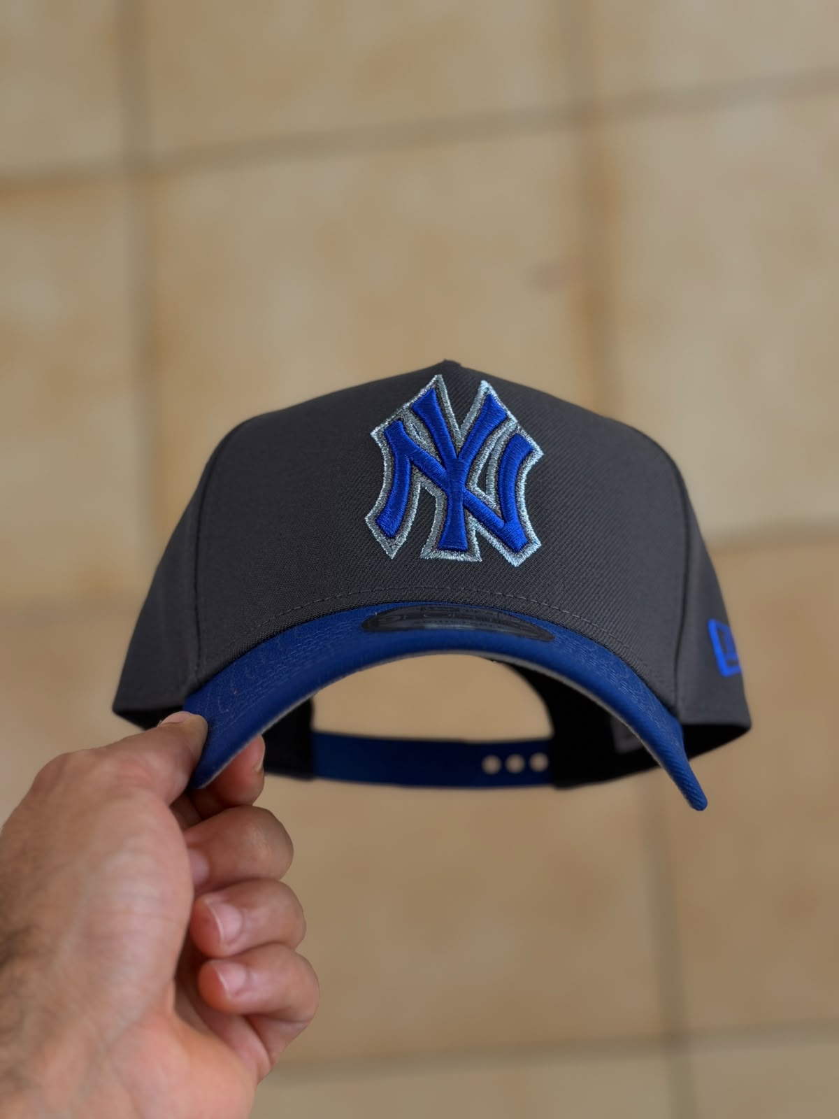 9FORTY A-Frame - NY Yankees 2 Tone Grey/Blue_2